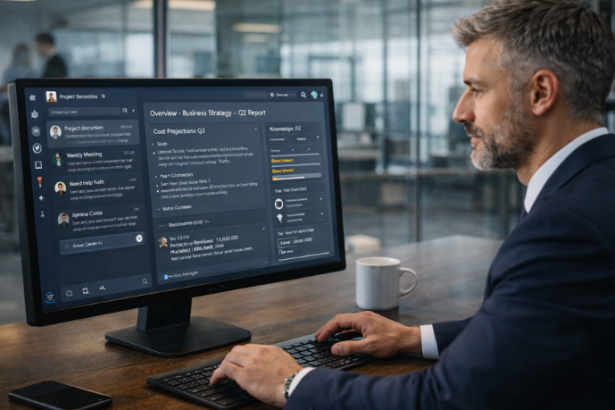 Nexdata Tecnologia Ltda apresenta o chat corporativo com contexto como nova interface do conhecimento organizacional.