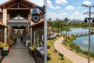 Câmeras inteligentes em Cuiabá: como o novo monitoramento pode mudar a segurança no Mercado do Porto e no Parque das Águas