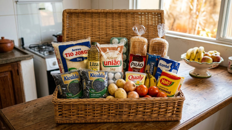 Cesta básica sobe quase R$ 30 em Cuiabá: veja quais alimentos ficaram mais caros e quais ainda aliviam o bolso