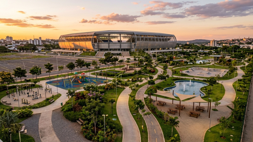 Novo parque na Arena Pantanal: como o investimento de R$ 690 mil pode mudar o lazer em Cuiabá