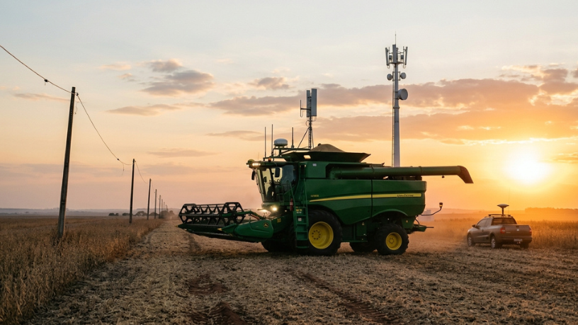 Tecnologia no agro de Mato Grosso avança, mas conectividade ainda desafia produtores de Cuiabá e do interior